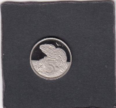 Beschrijving: 5 Cent  TUATARA  